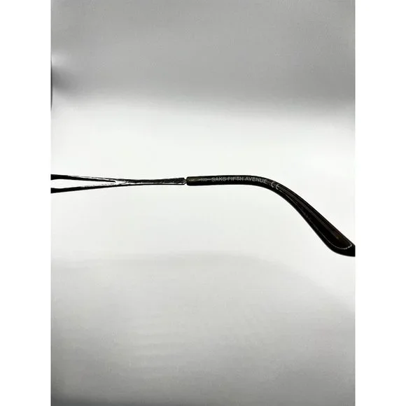 Saks Fifth Avenue Eyeglasses Halfrim Saks 246 OCVL 135 Dark Brown - Picture 4 of 5